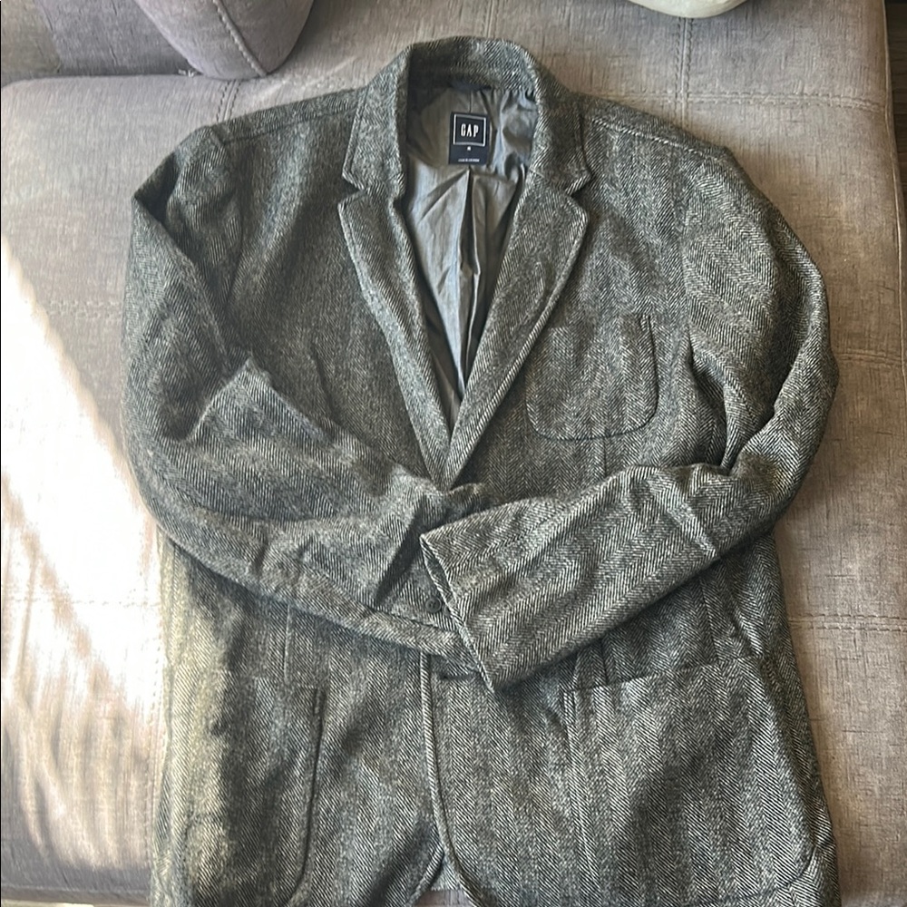 GAP Gray wool Sport Coat Classic Tailored Blazer